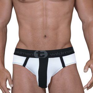 WildmanT Mesh Big Boy Pouch Brief with Stripe